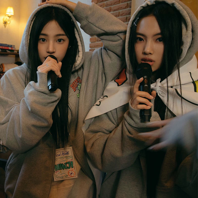 Fan-made] NewJeans 2023 BUNNIES CAMP Zippered Hoodie