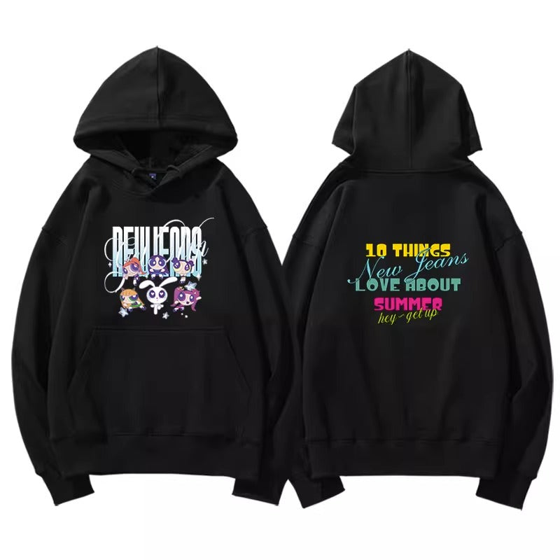 [Fan-made] NewJeans 'GET UP' X Powerpuff Girls Hoodie - NewJeans Universe