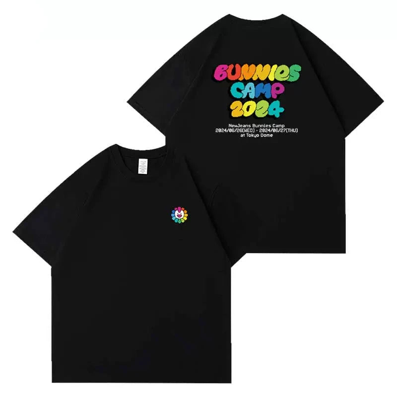 NewJeans MURAKAMI BUNNIES CAMP 2024 Tシャツ NewJeans NewJeans MURAKAMI BUNNIES CAMP 2024 Tシャツ NewJeans