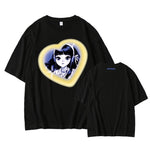[Fan-made] NewJeans Closet 'GET UP' Comic Girl Heart Cloud Oversized T-shirt - NewJeans Universe
