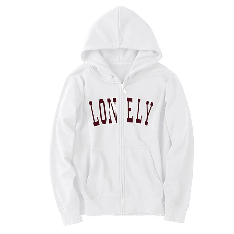 [Fan-made] NewJeans DANIELLE CLOSET Lonely Typography Hoodie