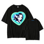 [Fan-made] NewJeans Closet 'GET UP' Comic Girl Heart Cloud Oversized T-shirt - NewJeans Universe