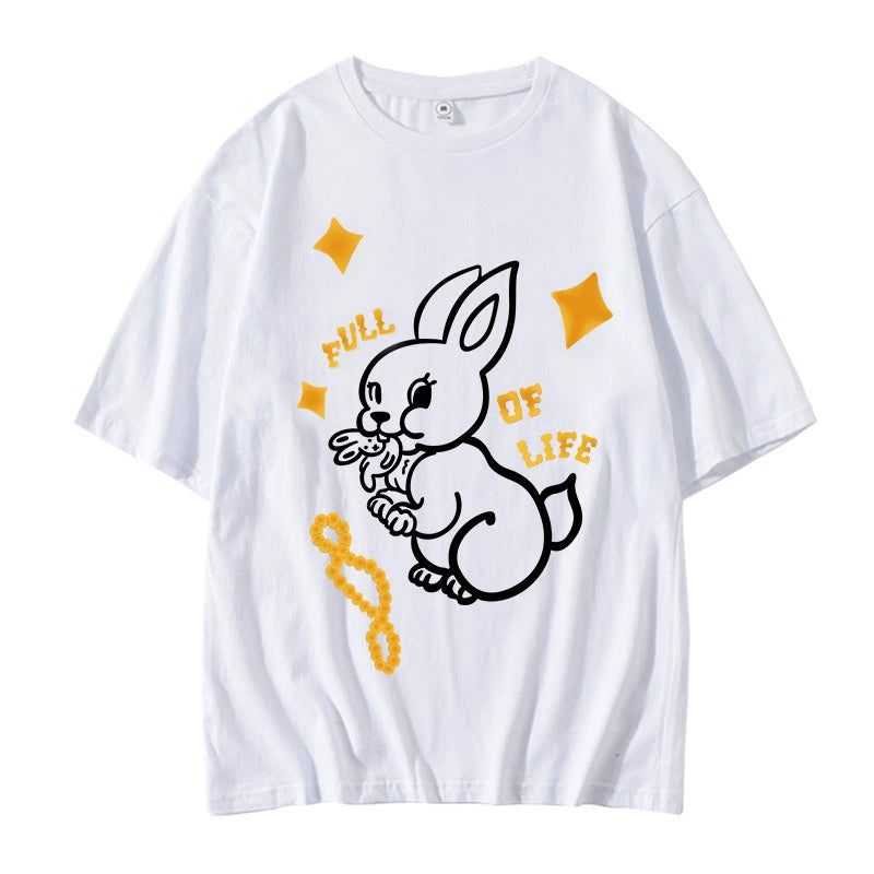[Fan-made] NewJeans 'OMG' Full of Life Bunny T-shirt