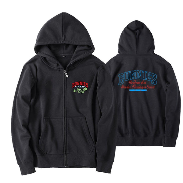 NEWJEANS BUNNIES CLUB HOODIE (Black) NEWJEANS BUNNIES CLUB HOODIE (Black)