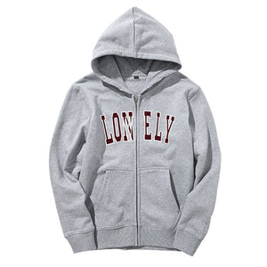 [Fan-made] NewJeans DANIELLE CLOSET Lonely Typography Hoodie