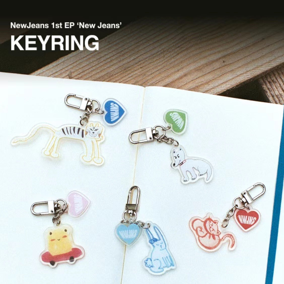 [Official] NewJeans 'New Jeans' Keyring - NewJeans Universe
