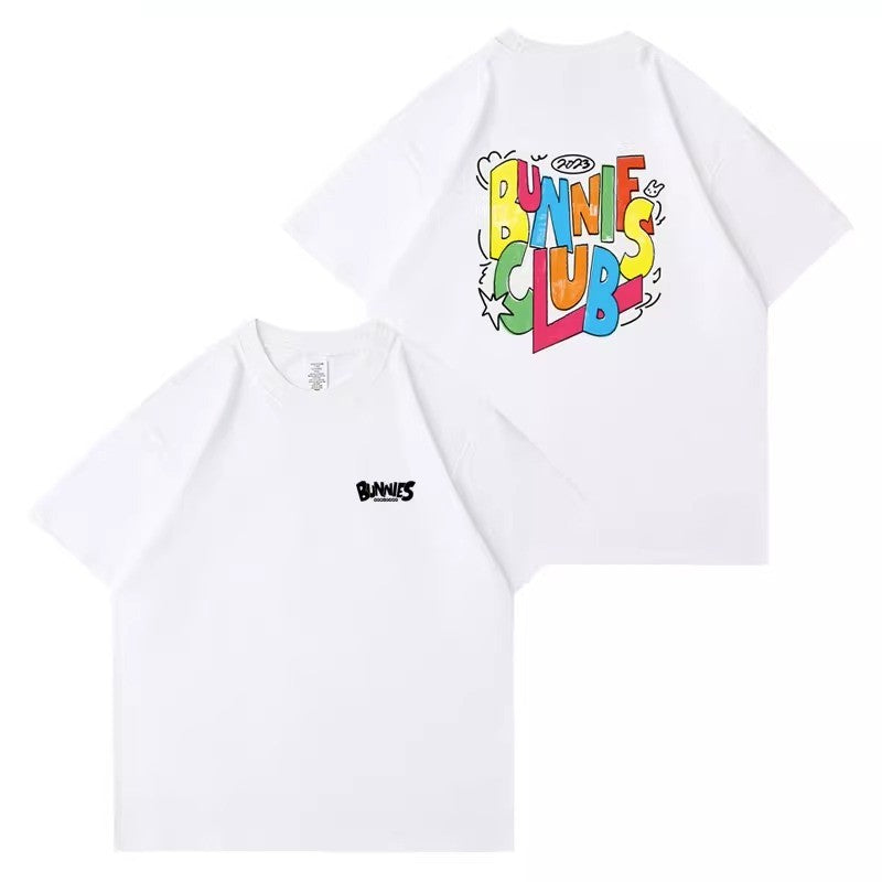 [Fan-made] NewJeans 2023 Bunnies Club Doodle T-shirt