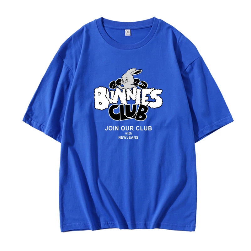 [Fan-made] NewJeans 2023 BUNNIES CLUB Oversized T-shirt