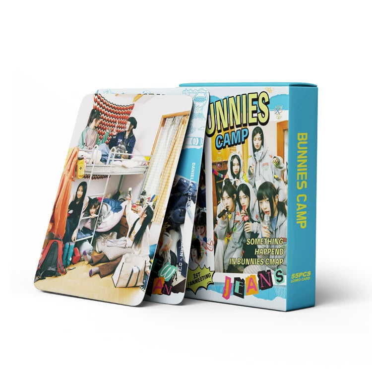 Fan-made] NewJeans 'BUNNIES CAMP' LOMO Photo Cards Set [55 pcs