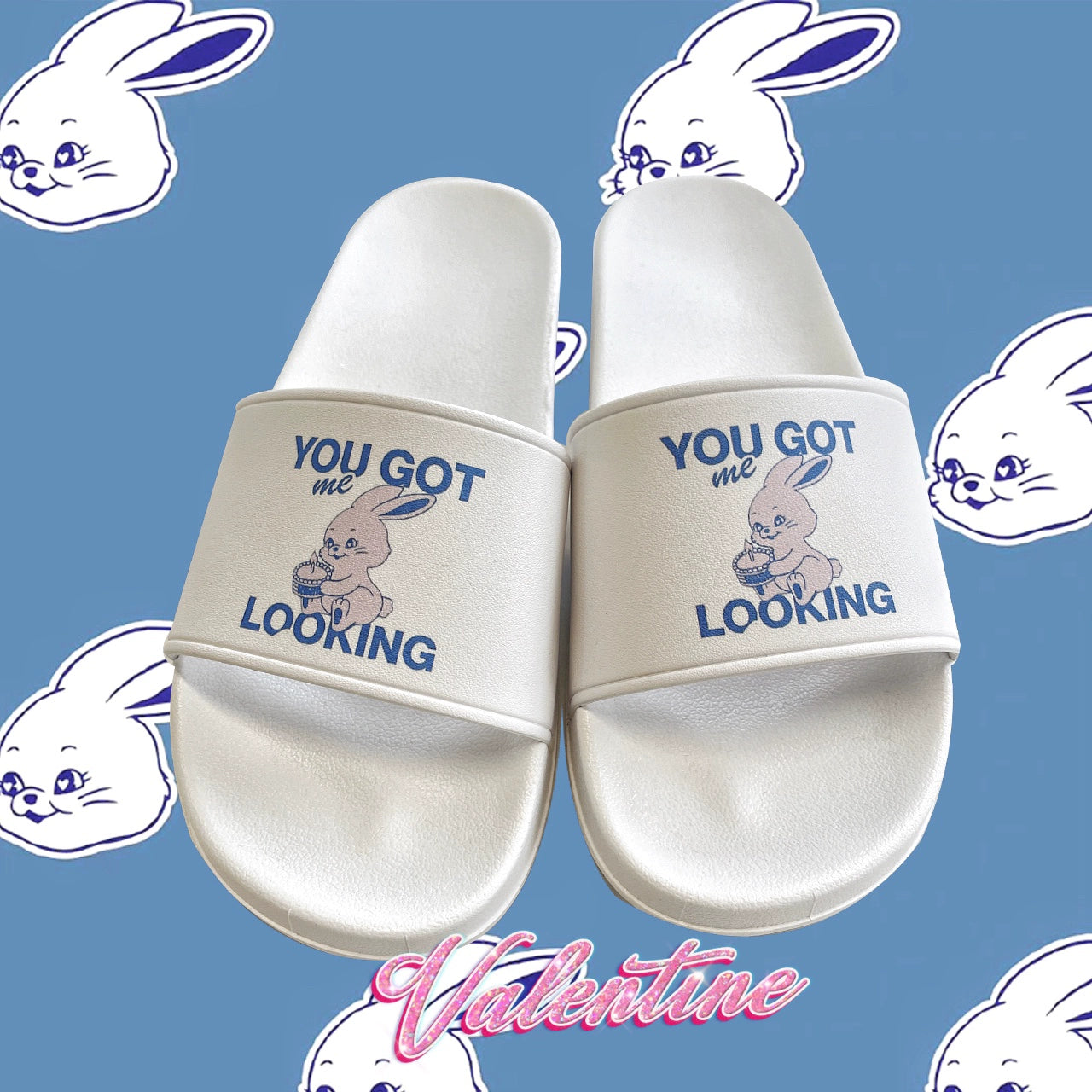 New look bunny slippers shop