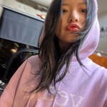 [Fan-made] NewJeans HANNI CLOSET Pastel Purple Venice Typography Hoodie - NewJeans Universe