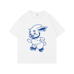 [Fan-made] NewJeans 'GET UP' Bearded Gentleman Bunny Meme T-shirt - NewJeans Universe