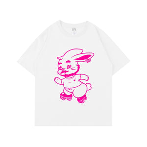 [Fan-made] NewJeans 'GET UP' Bearded Gentleman Bunny Meme T-shirt