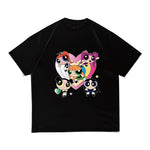 [Fan-made] NewJeans 'GET UP' Powerpuff Vintage T-shirt - NewJeans Universe