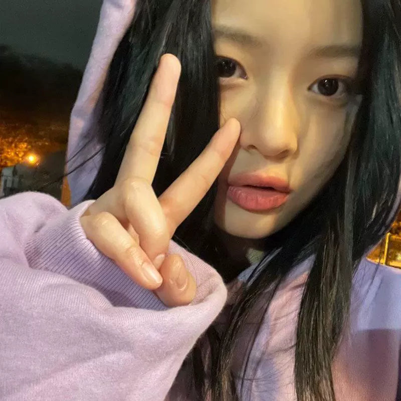 [Fan-made] NewJeans HANNI CLOSET Pastel Purple Venice Typography Hoodie - NewJeans Universe